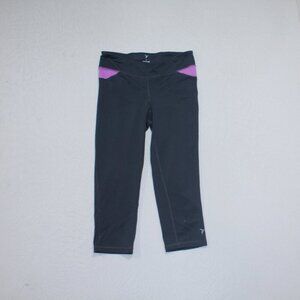 Old Navy Active Women Gray Leggings Ankle Running Size Medium